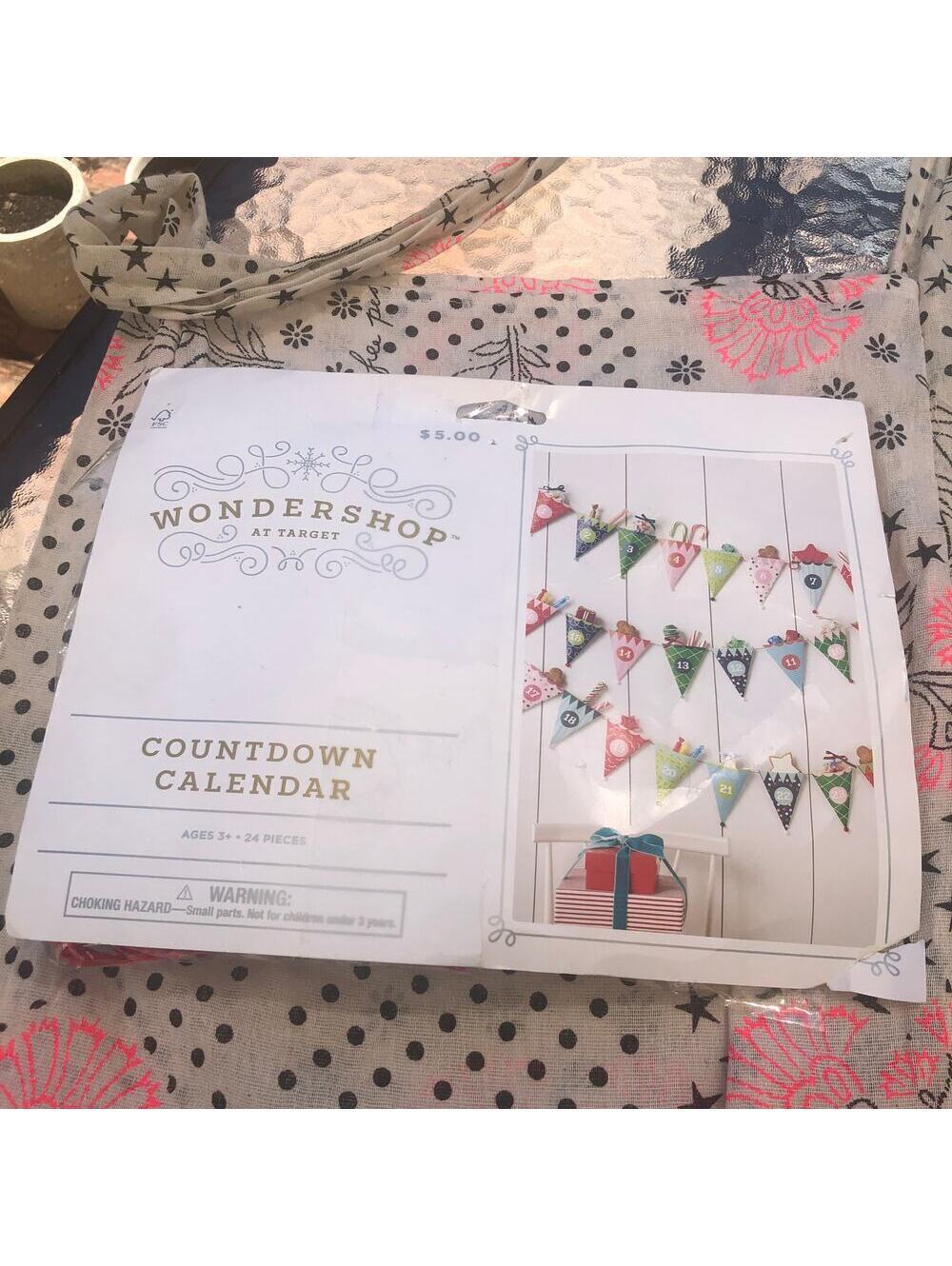 Wondershop NWT Christmas Countdown Calendar
